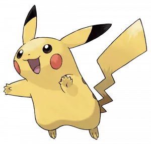 Pikachu personaggio dei cartoni animati